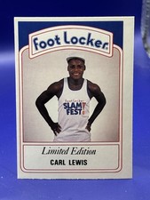 Carl Lewis 1991 Foot Locker Slam Fest Basketball Card # 8