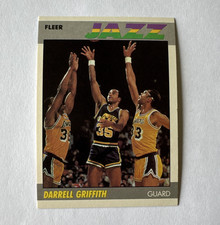 Fleer 1987-88 Fleer Darrell Griffith Utah Jazz #46 Base Set Basketball