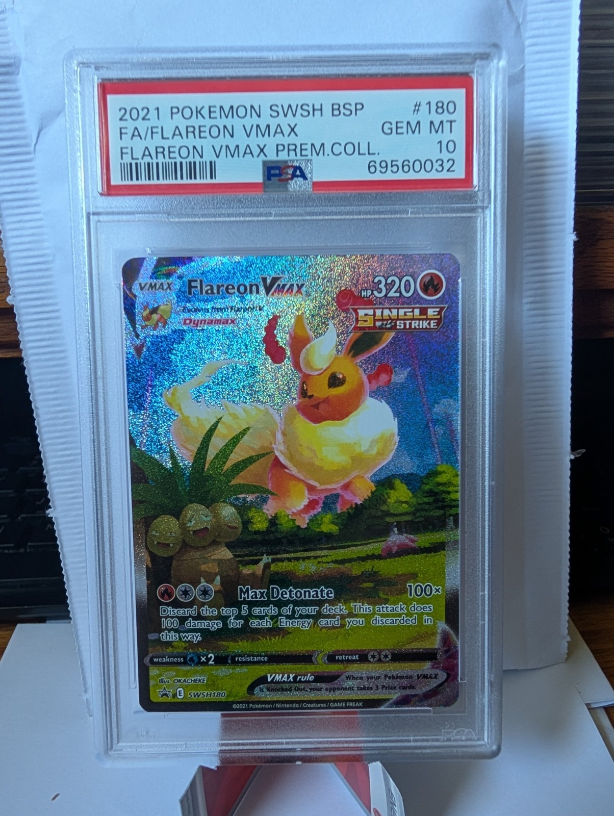 Flareon VMAX 2021 Sword & Shield: Black Star Promo #SWSH180