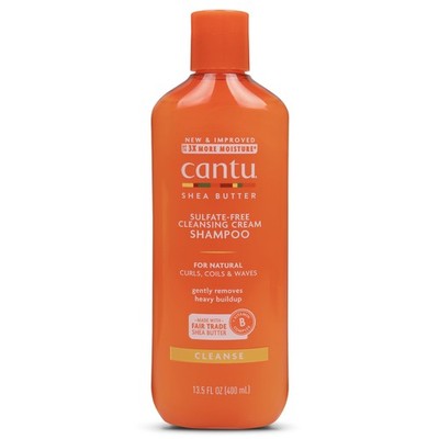 Sulfate-Free Cleansing Cream Shampoo with Shea Butter for Natural Hair, 13.5 oz