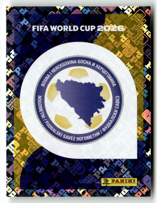 Panini 2026 World Cup WM America Sticker No. BIH 1 Bosnien Wappen Logo