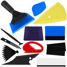 12 Pcs Car Window Film Tint Tool Kit Vinyl Wrap Tool Kit Automotive Tint Sque...