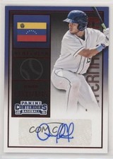2015 Panini Contenders International Ticket Red Foil Omar Carrizales #5 Auto 0e3
