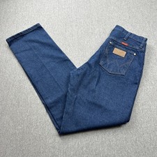 Vintage Wrangler 14MWZG Cowboy Cut Blue Jeans Womens 13x34 30x34 100 Cotton