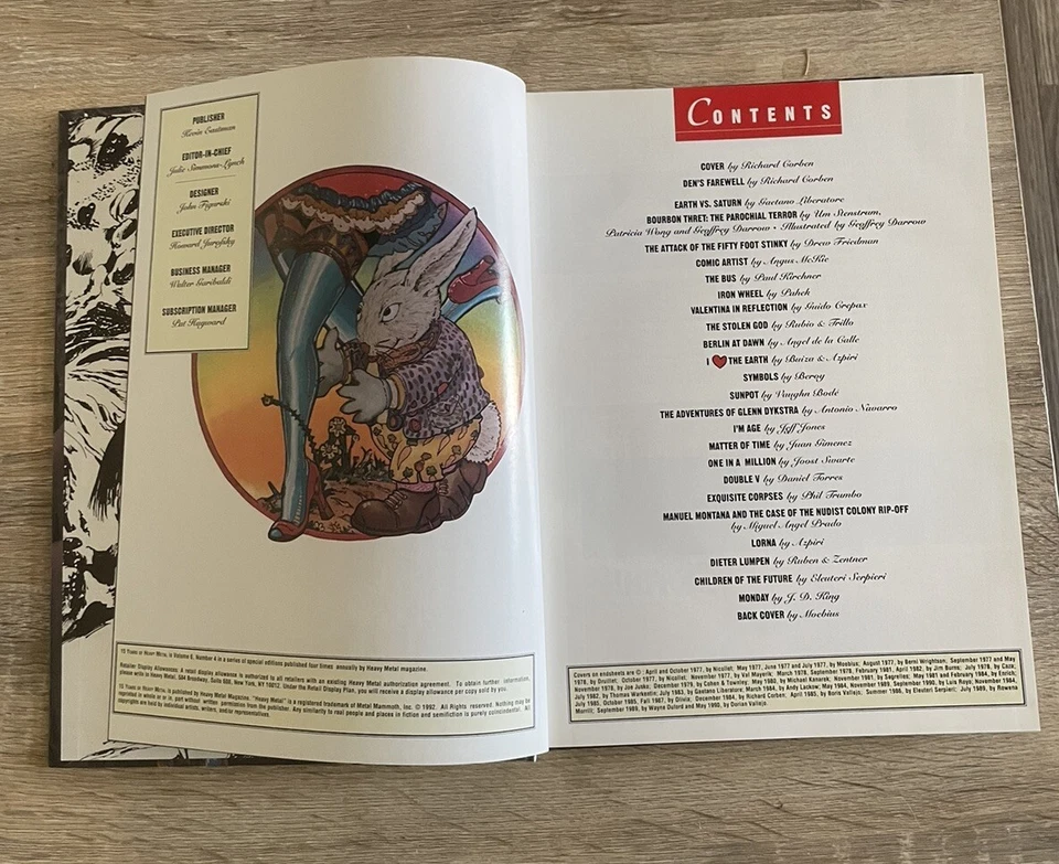 15 yrs of Heavy Metal - Special Limited Edition Hardcover - 1992! - Image 2 of 3