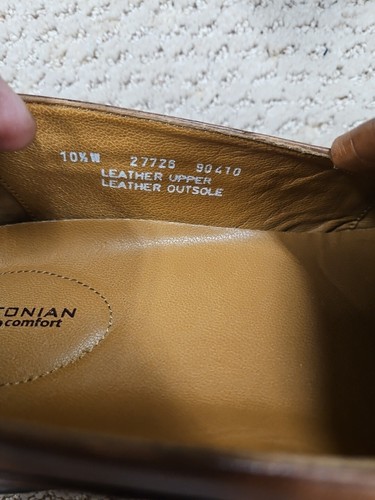 Bostonian Braun Leder Quaste Halbschuh Herren Größe 10,5 W Schuhe - Bild 5 von 15