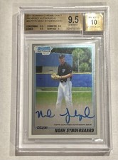 2010 Bowman Chrome Draft Prospects Noah Syndergaard Auto RC BGS 9.5 Gem Mint 🔥
