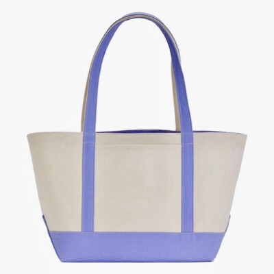 NEW! Baggu MEDIUM BOAT TOTE in “Bluebell”— Heavy Cotton Canvas