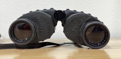 Steiner 8X30 Binoculars, Military Marine W Germany VINTAGE Working