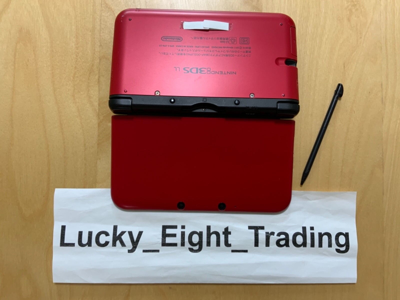 Nintendo 3DS XL LL Red Black Console Stylus Japanese ver [H] eBay