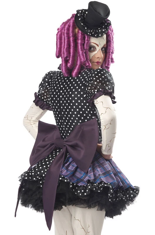 Creepy Broken Doll Puppet Girls Costume