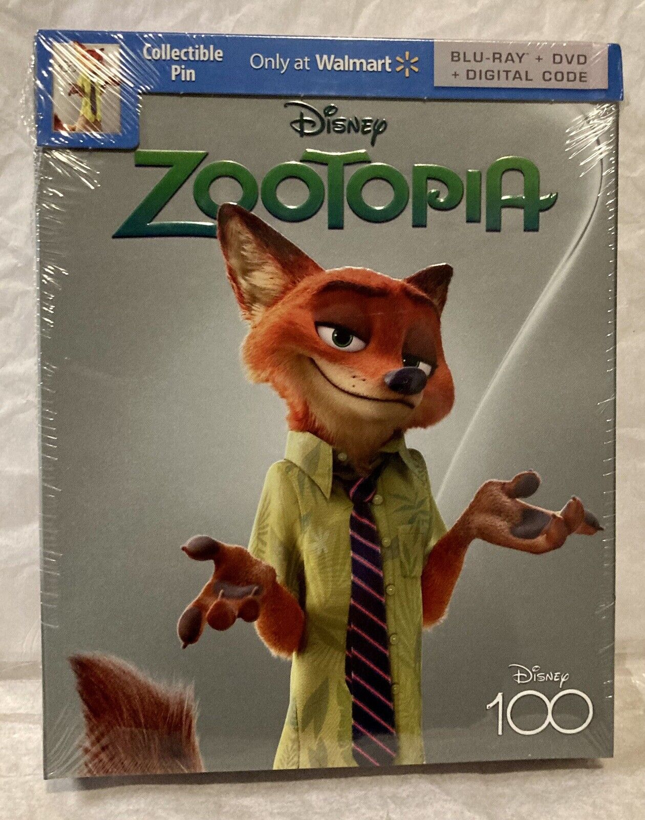 Zootopia - Disney100 Edition Walmart Exclusive (Blu-ray + DVD + Digital  Code) 