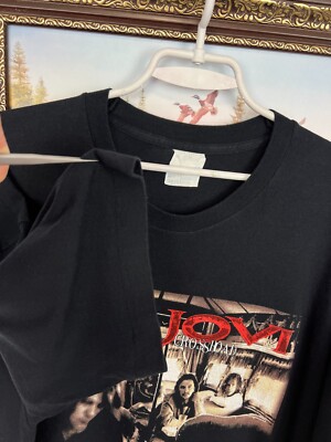 Vintage 90's 1995 Bon Jovi Cross Road European Tour Shirt Tee Band