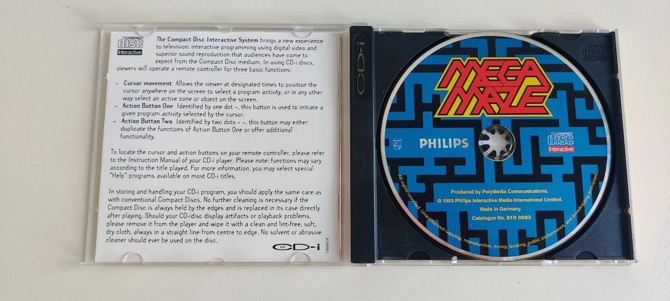 Mega Maze Philips CDI Cd-i Videogame Gaming Original RegionFree - Image 2 of 3