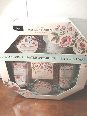 Baylis & Harding Soap Lotion RoyalecGarden 6 Pcs Bath Set Limited Edition, ...