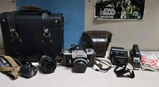 Vintage Nikon F SLR 35mm Film Camera + Nikkor-H Nippon Kogaku 50mm Lens & MORE!
