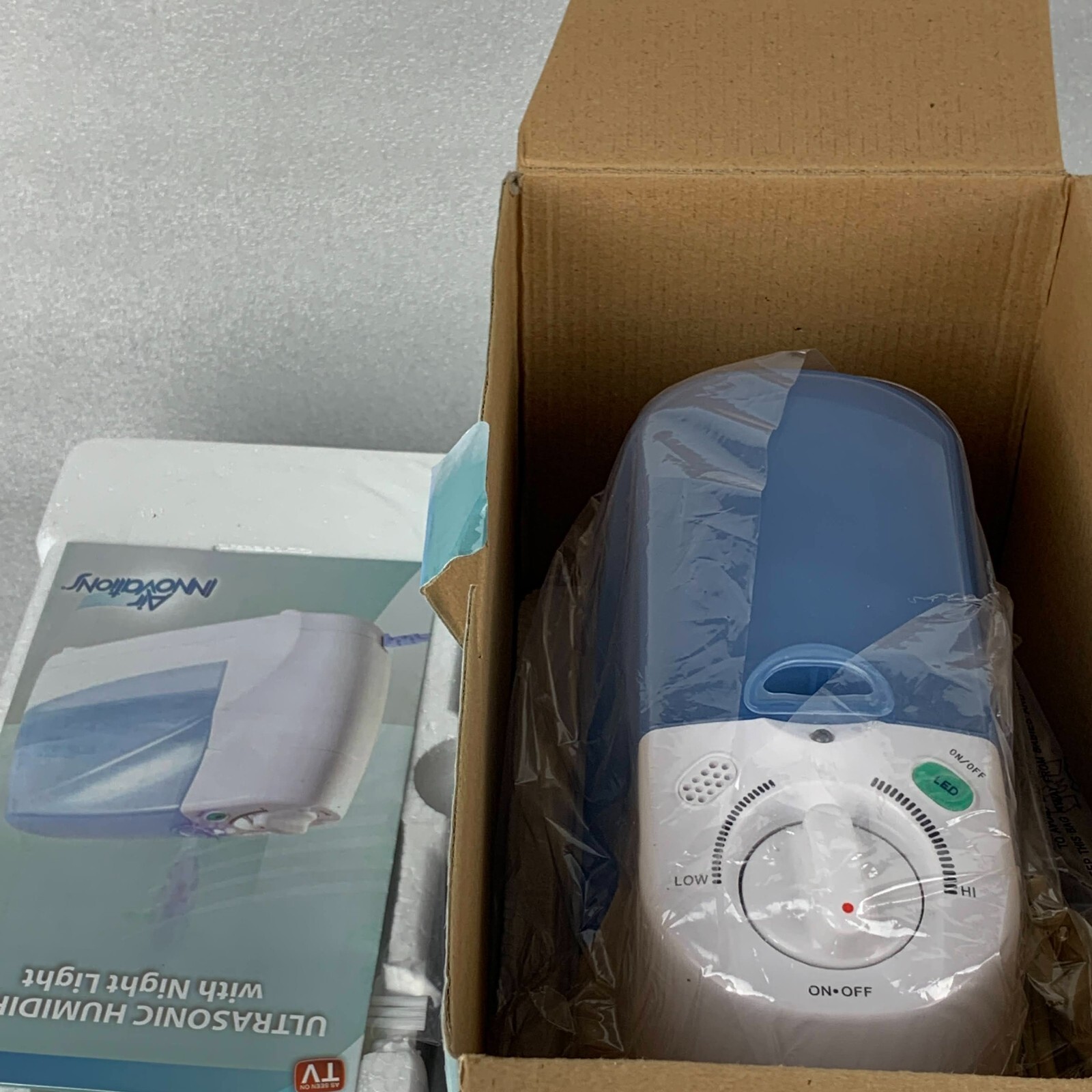 Air Innovations Humidifier W/ Nightlight Ultrasonic White 