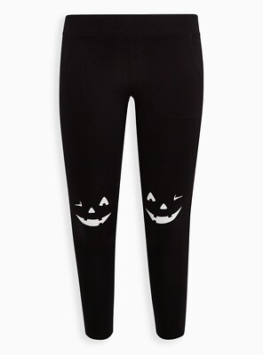 Dプライス Torrid Full-Length Glow In Dark Jack O Lantern Pocket Legging