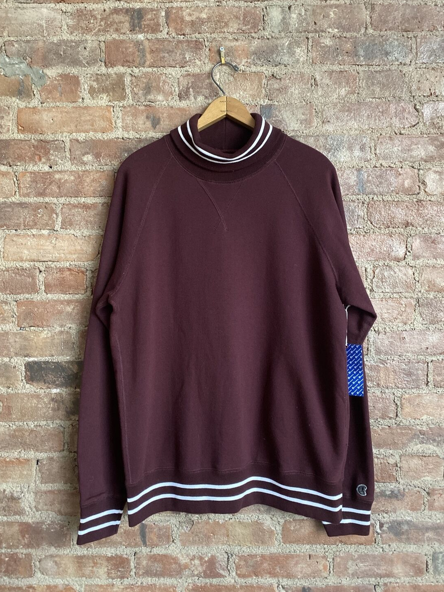 Sleeve Men's Champion Turtleneck Sweatshirt Vintage Champion