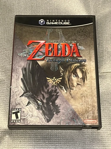 The Legend of Zelda Twilight Princess (Nintendo GameCube) w/ Case Manual Tested