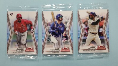 2023 Topps International Trading Card Day MLB Sealed 3 Pack Lot Jordan Walker 