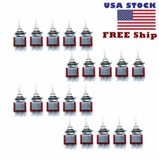 20pcs 3 Pin SPDT ON-OFF-ON 3 Position Mini Toggle Switches MTS-103 US Free Ship