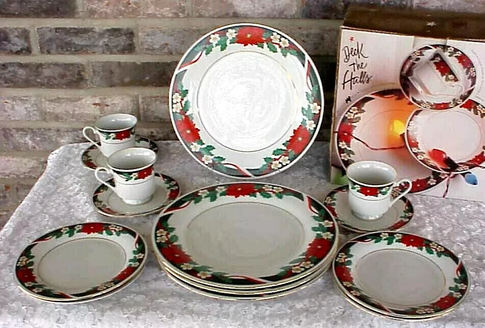 Christmas dinnerware outlet