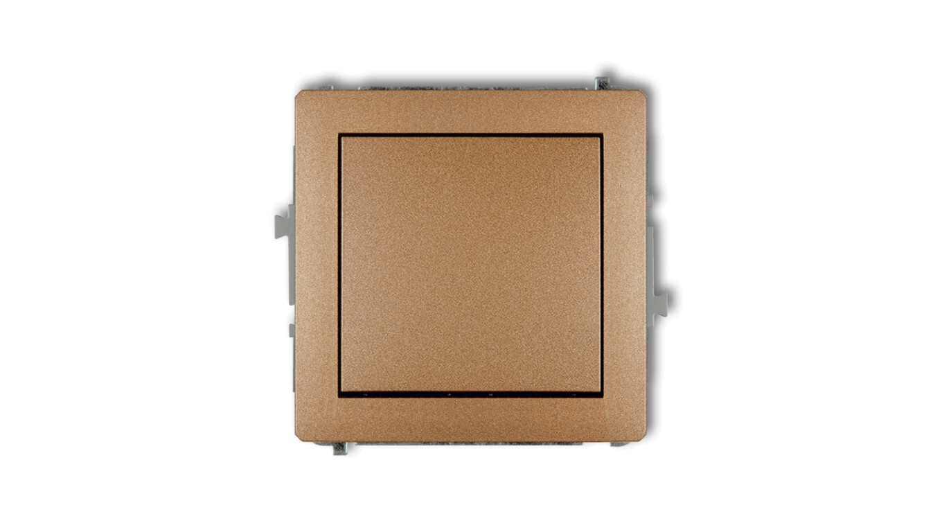 DECO Single-pole gold metallic switch 8DWP-1 /T2UK