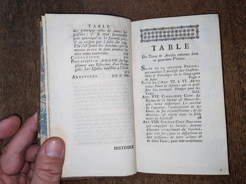 altes Buch - Allgemeine Geschichte der Gesellschaft Jesu - T 2 - 1761 - E.O. - Bild 7 von 14