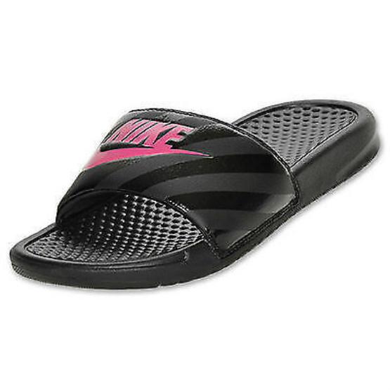 pink nike slides womens