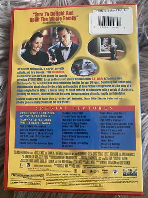 Stuart Little DVD Deluxe Edition Rob Minkoff Film Special