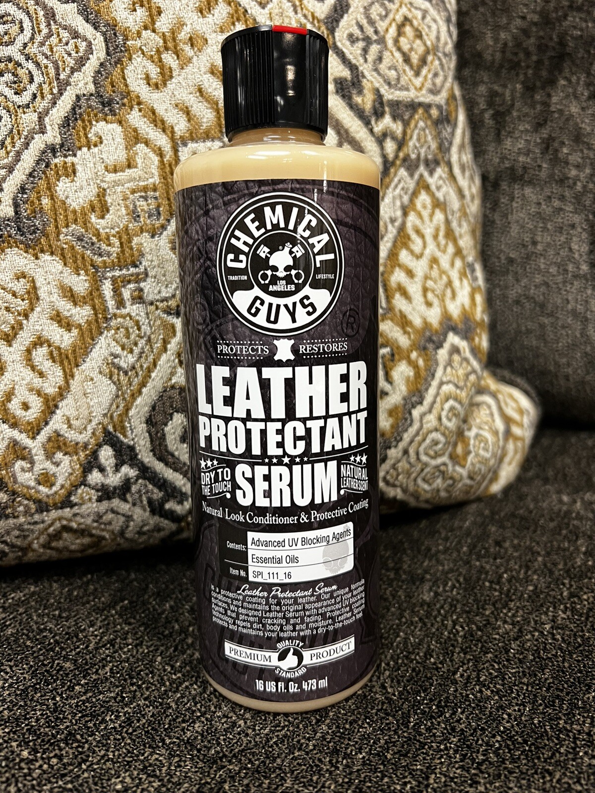Chemical Guys LEATHER CONDITIONER NATURAL LEATHER SCENT PROTECTS