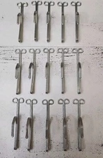 15 - 3" Slip On Steel Drapery Curtain Hooks 1" Drop Pinch Pleat Drape