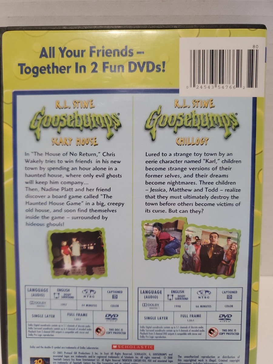Goosebumps: Scary House & Chillology (DVD) 24543547662| eBay