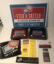 Etch A Sketch 2012 President Election Political Metaphor Press Kit + Mitt Romney