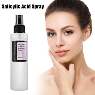 Salicylic acid spray to remove closed mouth AHA BHA mild toner blackheads acne  