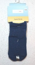 WonderKids 3 Pair Black/Tan/Navy Baby Socks - 6-12 Months