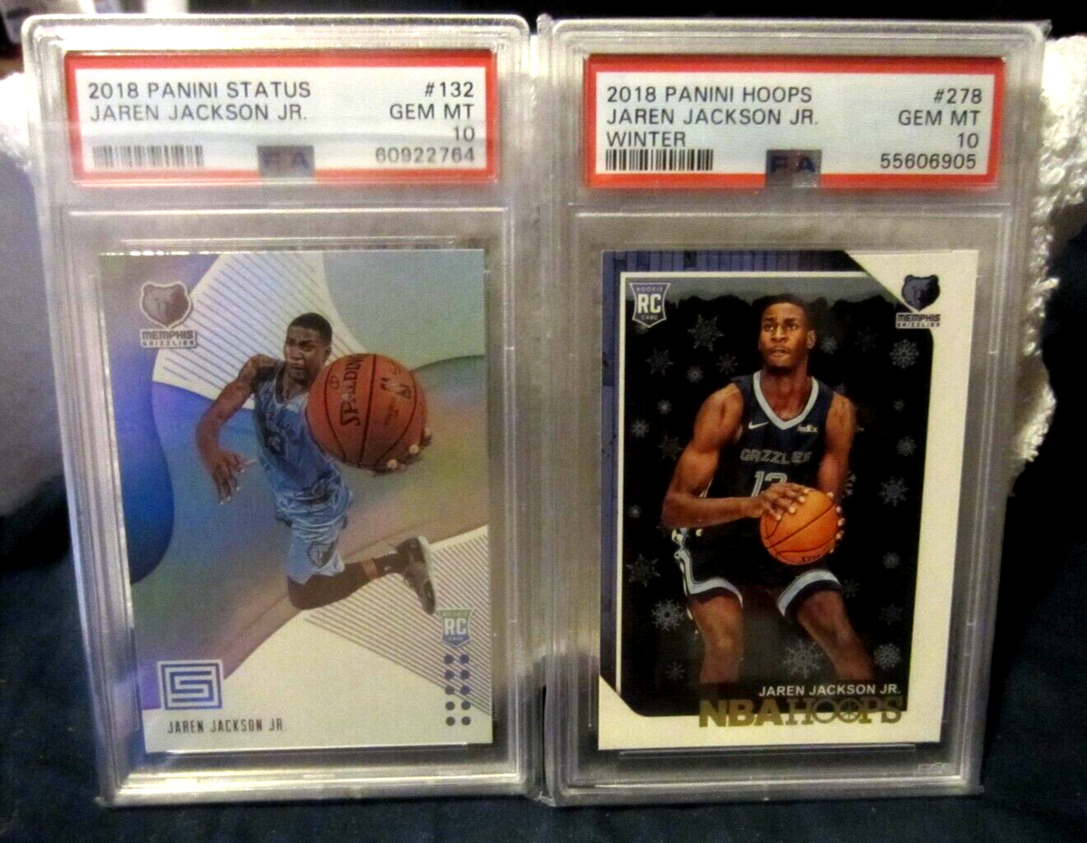 JAREN JACKSON JR 2019-2020 PANINI NBA HOOPS #278 WINTER & STATUS 