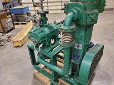 Hangzhou WLW-50B Oil Free Vertical Vacuum Pump with ZJC-70F Roots Lobe Blower