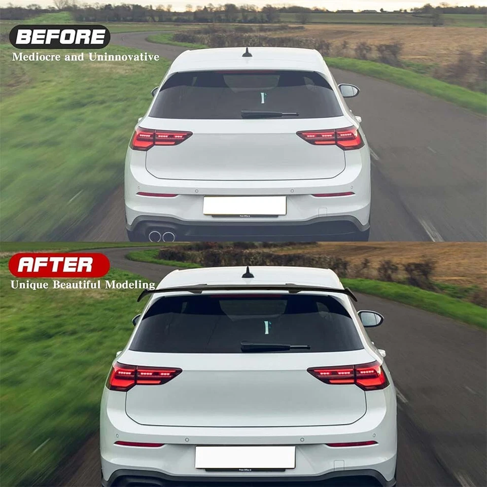 For Chevy HHR 2006-2011 52" Rear Hatch Spoiler Racing Wing GT Pro Matte Black US Foto 3 de 4