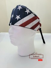 Surgical caps, scrub cap, scrub hat, surgical cap American Flag