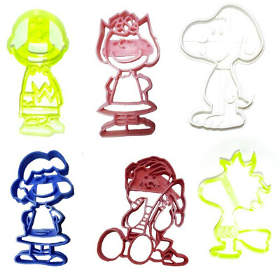 CHARLIE BROWN PEANUTS GANG SALLY LUCY LINUS WOODSTOCK SNOOP COOKIE CUTTER PR1173