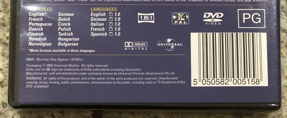 GREGORY PECK - TO KILL A MOCKINGBIRD - REGIONS 2&4 DVD - 2003 - NEW & SEALED - Image 4 of 4