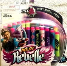 Nerf Rebelle Secrets Spies Dart Refill 24-Pack for Blasters Hasbro B31