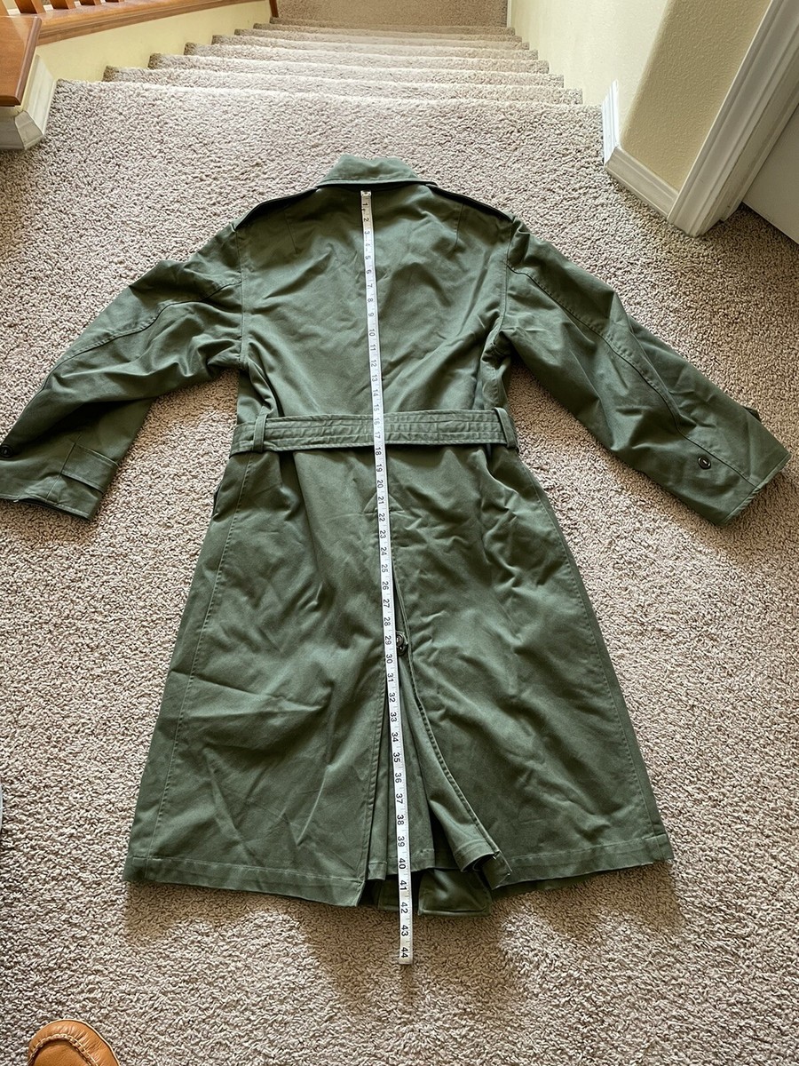 1950s Korean War OD-7 Short Small US Army Field Officers Overcoat