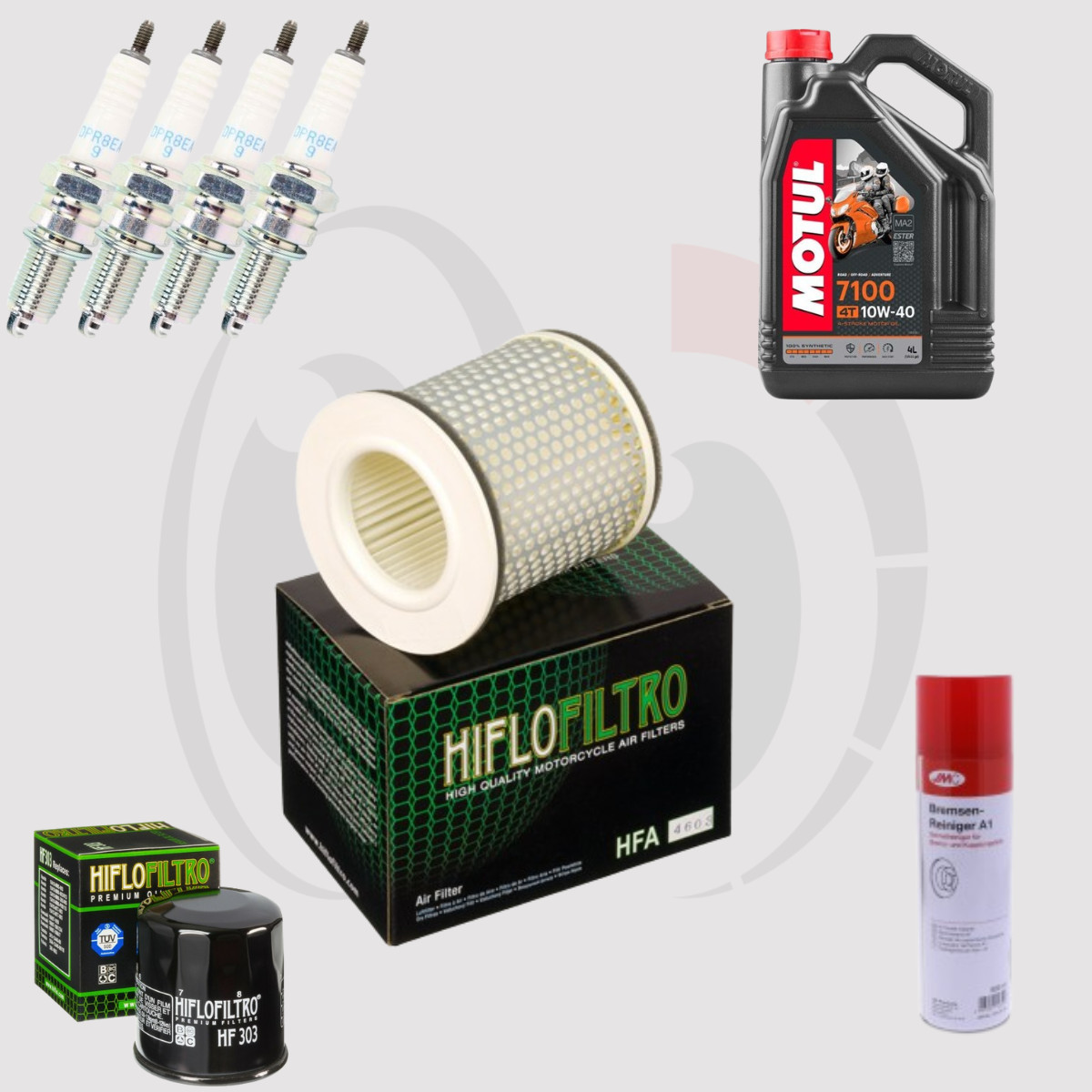 Kit Vidange YAMAHA XJ 900 S Diversion 1995-2003 avec Huile MOTUL 7100 10W40 4L