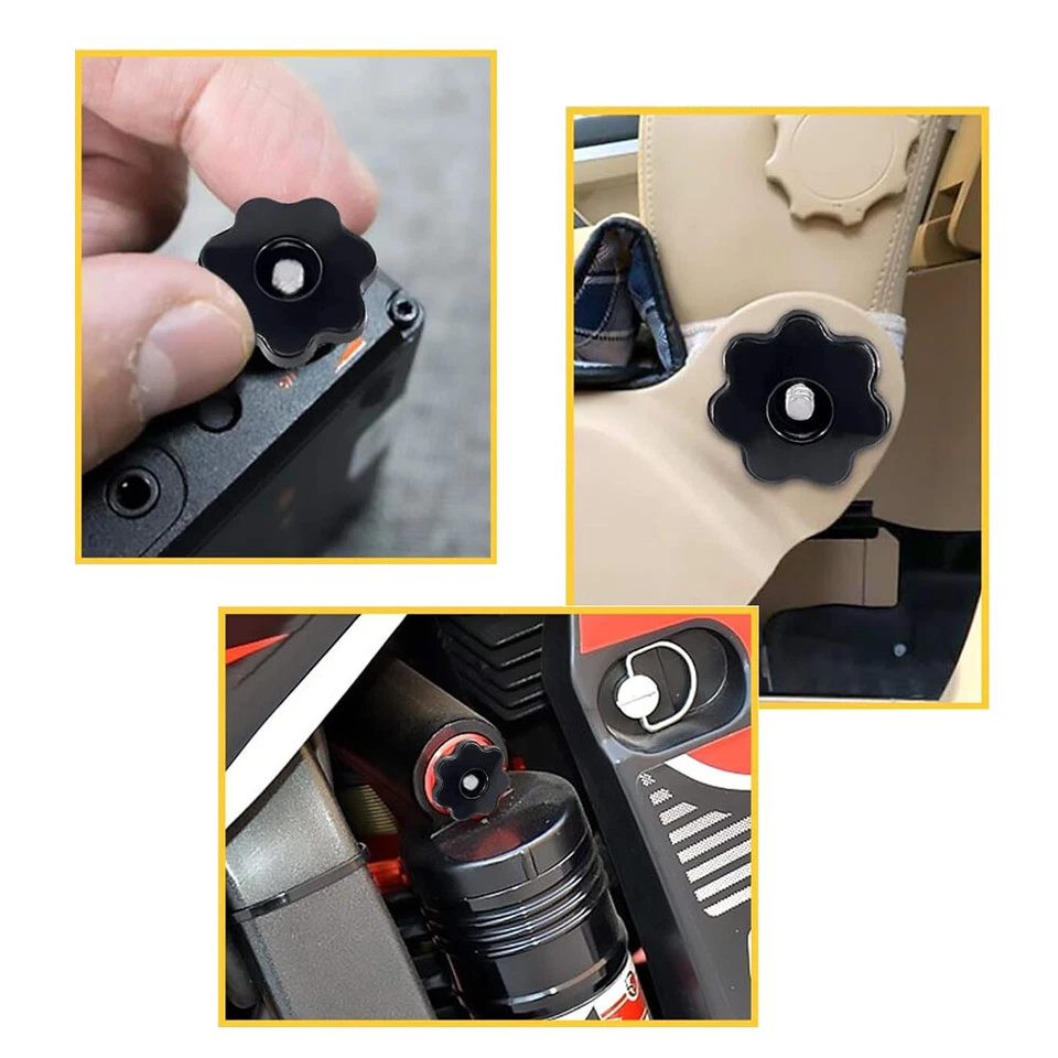 10 Stück Sterngriff Sternmutter Klemmmutter Sternschraube Flügelmutter M6 M8 M10 - Bild 3 von 4