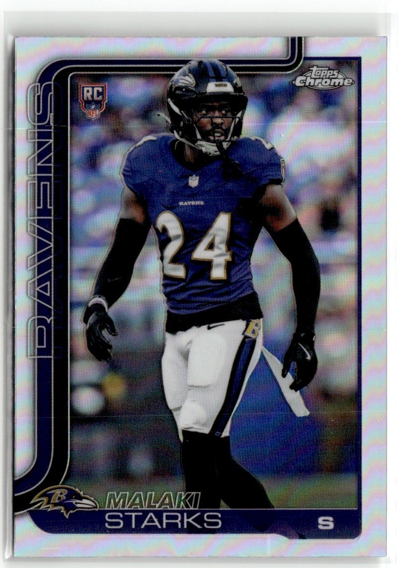 2025 Topps Chrome Refractor Malaki Starks RC #347