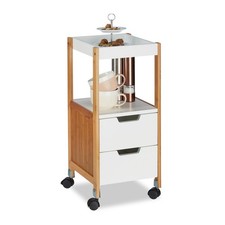 Kitchen trolley Mobile Storage Unit Lightweight Indoor Use Kitchen Cart Compact