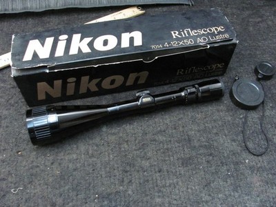 NIKON  MONARCH 4x-12x50 A/O DUPLEX RETICLE RIFLE SCOPE JAPAN BLACK NMIB